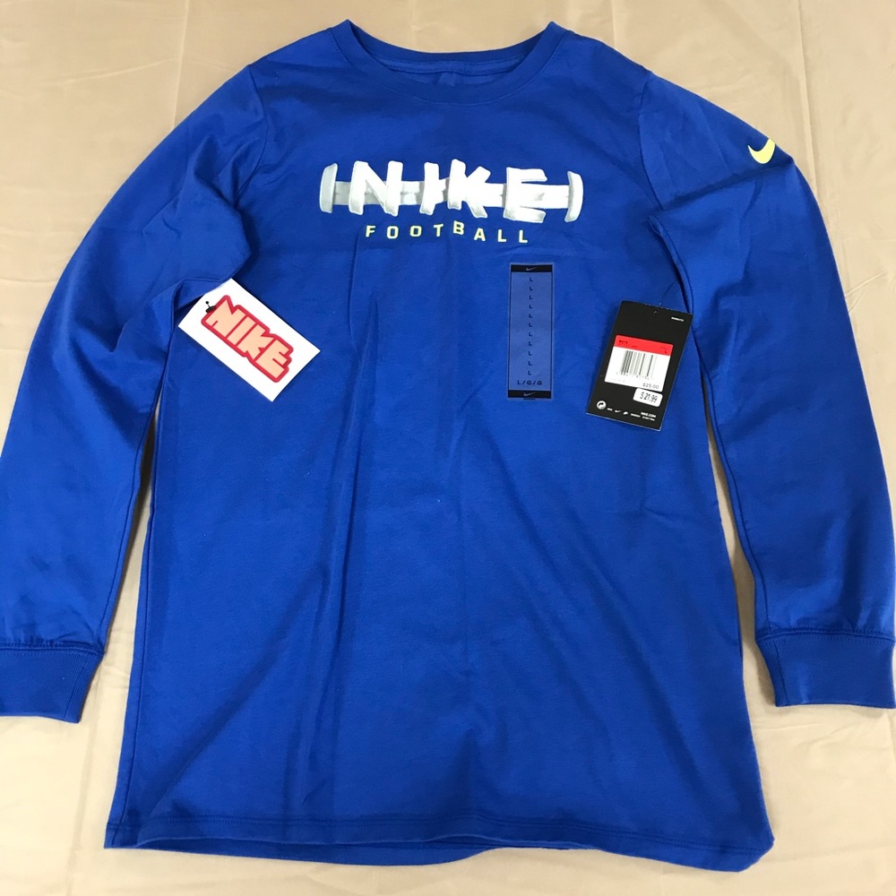 NIKE BOYS LONG SLEEVE TEE